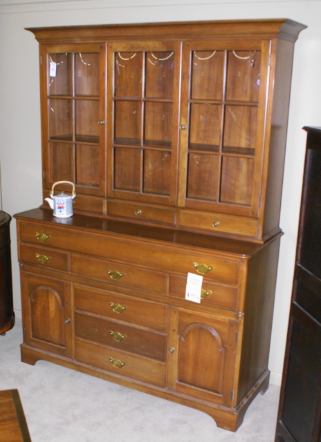 China Cabinet-mahogany china cabinet-antique china cabinet